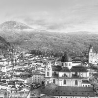Buy canvas prints of Salzburg City View    by David Pyatt