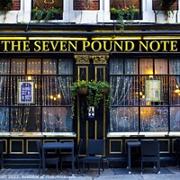 Buy canvas prints of Seven Pound Note Pub by David Pyatt