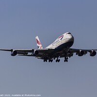 Buy canvas prints of British Airways Boeing 747    by David Pyatt