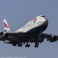 Buy canvas prints of British Airways Boeing 747         by David Pyatt
