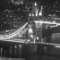 Buy canvas prints of Tower Bridge Night Vista            by David Pyatt