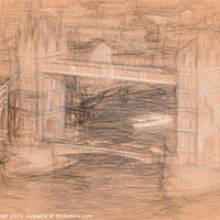 Buy canvas prints of Tower Bridge da Vinci by David Pyatt