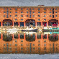 Buy canvas prints of Royal Albert Dock Liverpool Art by David Pyatt
