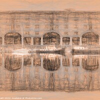 Buy canvas prints of Royal Albert Dock Liverpool da Vinci by David Pyatt