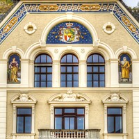 Buy canvas prints of Architecture of Liechtenstein  by David Pyatt