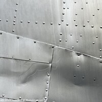 Buy canvas prints of Aluminium Aircraft Skin by David Pyatt