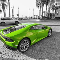 Buy canvas prints of Lamborghini Huracan Dubai by David Pyatt