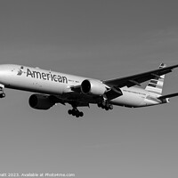 Buy canvas prints of American Airlines Boeing 777-323     by David Pyatt