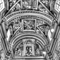 Buy canvas prints of St Paul's Cathedral Mdina Malta by David Pyatt