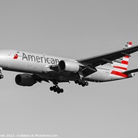 Buy canvas prints of American Airlines Boeing 777-223          by David Pyatt