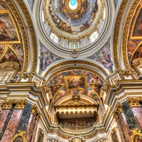 Buy canvas prints of Mdina Cathedral Malta  by David Pyatt