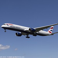 Buy canvas prints of British Airways Airbus A350-1041         by David Pyatt