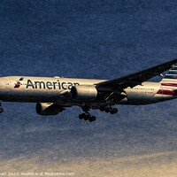 Buy canvas prints of American Airlines Boeing 777-223  Art by David Pyatt