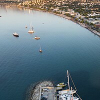 Buy canvas prints of Bodrum From The Air  by David Pyatt