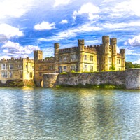 Buy canvas prints of Medieval English Castle Art by David Pyatt