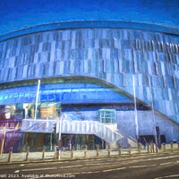 Buy canvas prints of Tottenham Hotspur Stadium Art by David Pyatt
