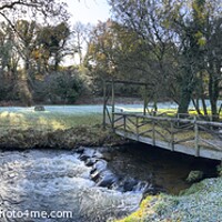 Buy canvas prints of Dartmoor Winter Panorama by David Pyatt