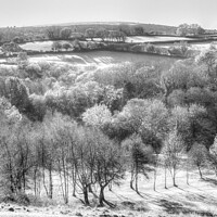 Buy canvas prints of Dartmoor Hills Morning Infrared by David Pyatt