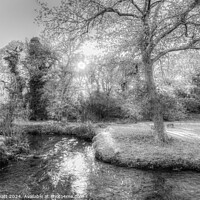 Buy canvas prints of River Bovey Dartmoor Infrared by David Pyatt