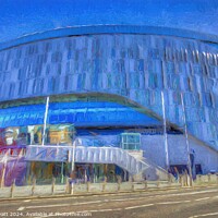 Buy canvas prints of Tottenham Hotspur Stadium Art  by David Pyatt