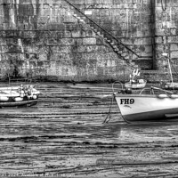 Buy canvas prints of Newquay Fishing Boats by David Pyatt