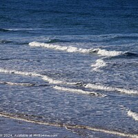 Buy canvas prints of Breaking Waves Cornwall  by David Pyatt