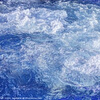 Buy canvas prints of Jacuzzi Water Abstract by David Pyatt