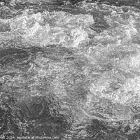 Buy canvas prints of Jacuzzi Water Monochrome Abstract by David Pyatt