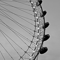 Buy canvas prints of The London Eye by David Pyatt