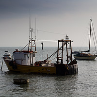 Buy canvas prints of Fishing Boats Essex by David Pyatt