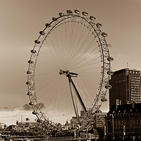 Buy canvas prints of London Eye by David Pyatt