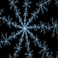 Buy canvas prints of Snowflake art by David Pyatt