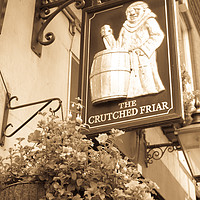 Buy canvas prints of The Crutched Friar pub London by David Pyatt