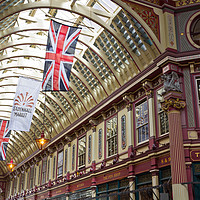 Buy canvas prints of Leadenhall Market London by David Pyatt