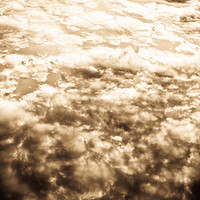 Buy canvas prints of Sepia Clouds by David Pyatt