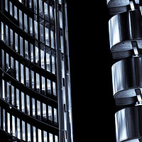 Buy canvas prints of Willis Group and Lloyd's of London Abstract by David Pyatt