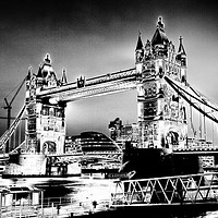 Buy canvas prints of Tower Bridge art by David Pyatt