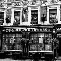 Buy canvas prints of The Sherlock Holmes Pub by David Pyatt