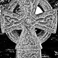 Buy canvas prints of Celtic Cross by David Pyatt