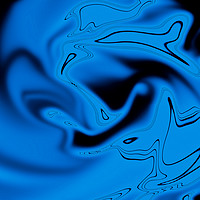 Buy canvas prints of Abstract in Blue by David Pyatt