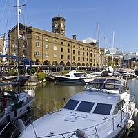 Buy canvas prints of St Katherines Dock London by David Pyatt