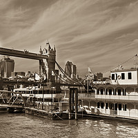 Buy canvas prints of River Thames View by David Pyatt