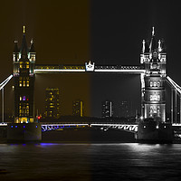 Buy canvas prints of Tower Bridge by David Pyatt