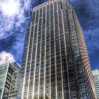 Buy canvas prints of Citi Bank Tower London by David Pyatt