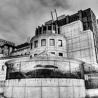 Buy canvas prints of Secret Service Building London by David Pyatt