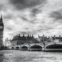 Buy canvas prints of Westminster Bridge London by David Pyatt