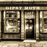 Buy canvas prints of The Gipsy Moth Pub Greenwich by David Pyatt