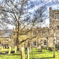 Buy canvas prints of St Marys Church Great Dunmow by David Pyatt