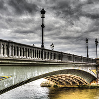Buy canvas prints of Battersea Bridge London by David Pyatt