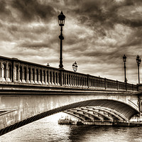 Buy canvas prints of Battersea Bridge London by David Pyatt